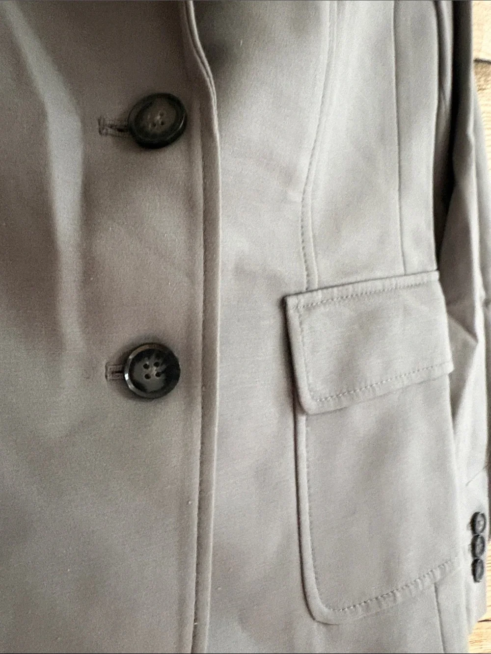 Banana Republic Gray Stretch Blazer